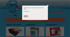 Desktop Screenshot of fridgemagnet.com.au